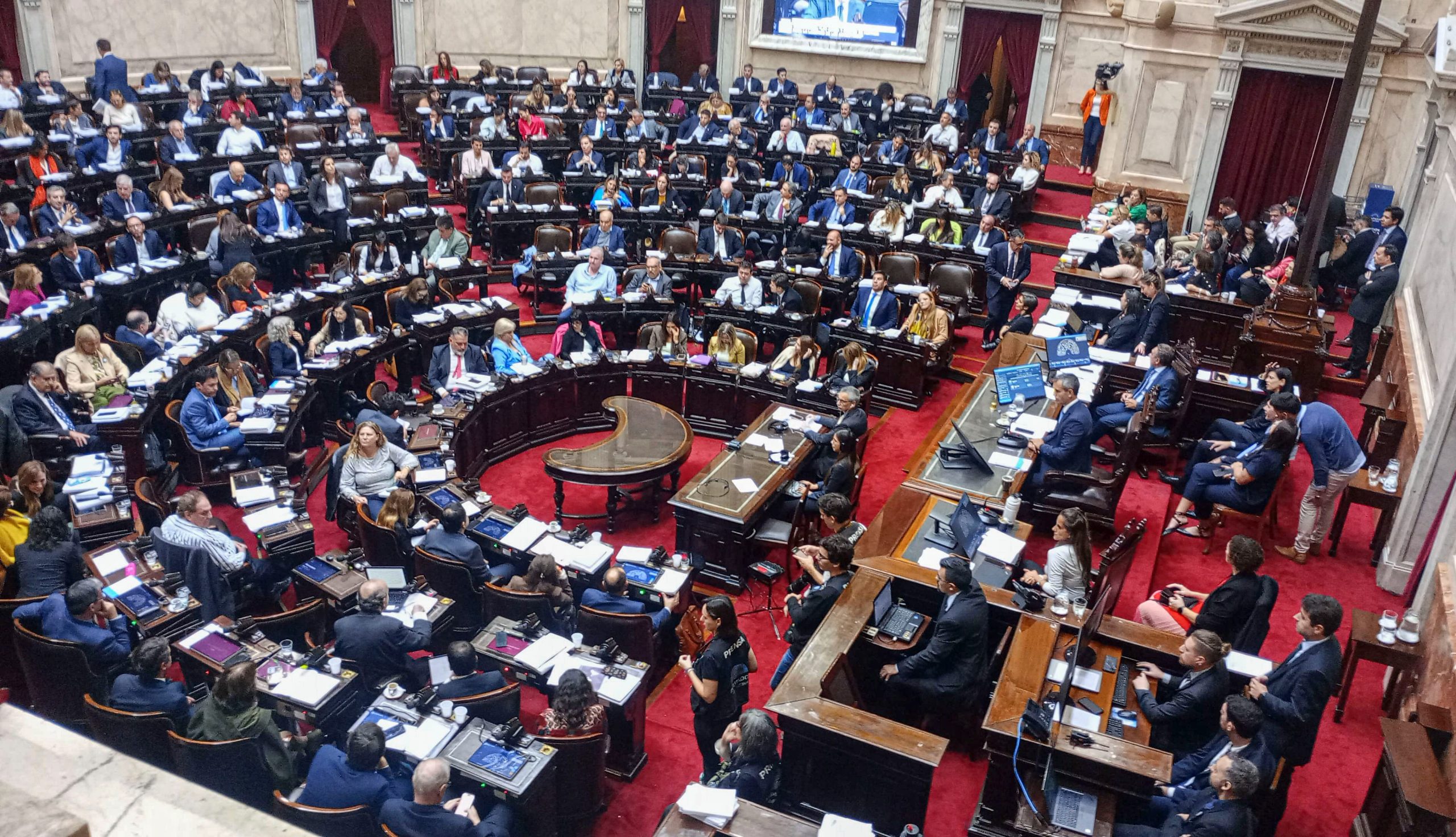 Diputados le dio media sanción a la 'Ley Bases'